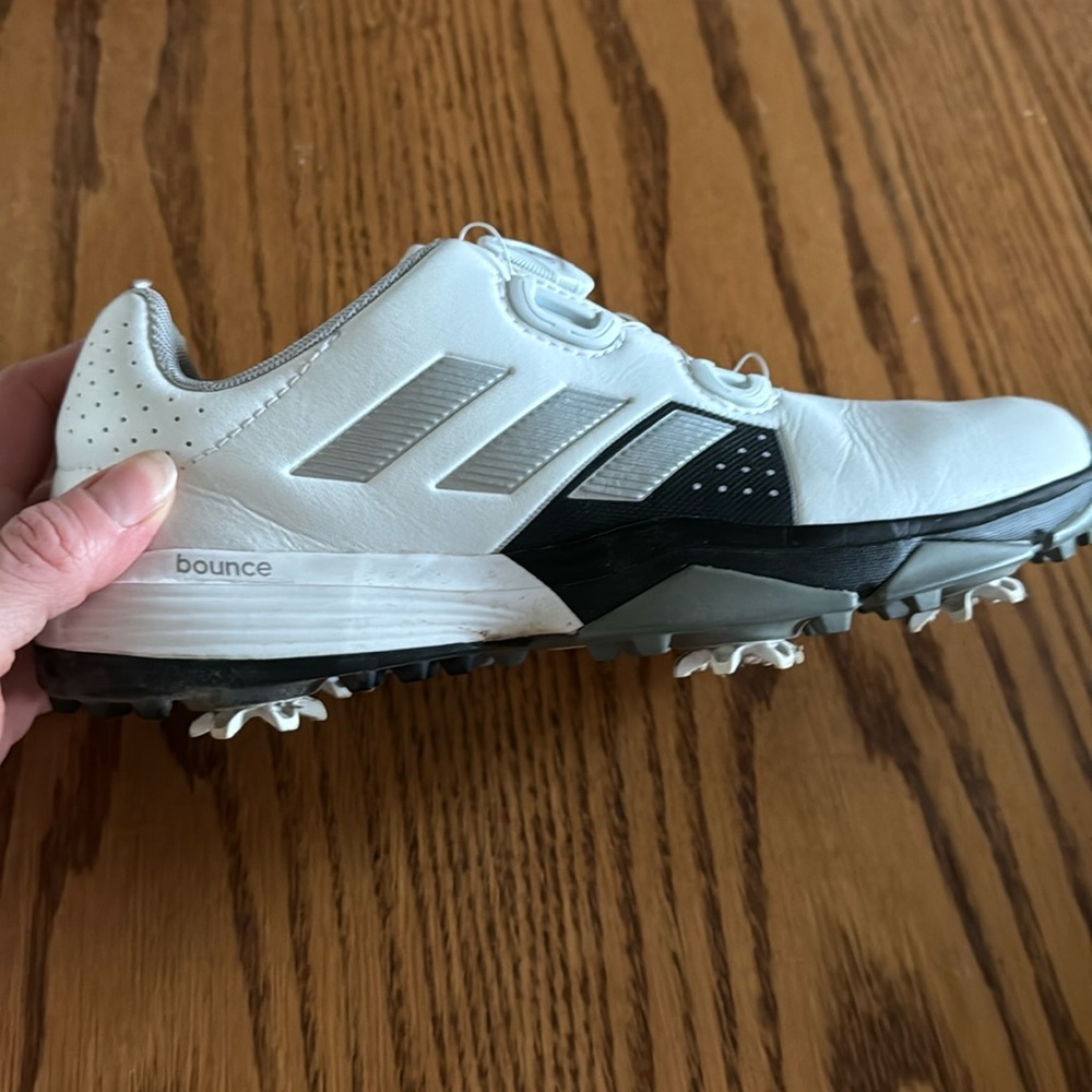 Boys size 5 adidas golf shoes